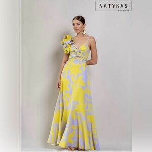 New Gracia Maxi Dress by Natykas Boutique. Wedding guest dress Size Large